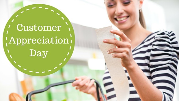 On the first Tuesday of the month these Grocery Store have a customer appreciation day.