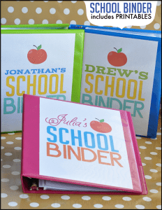 school binder