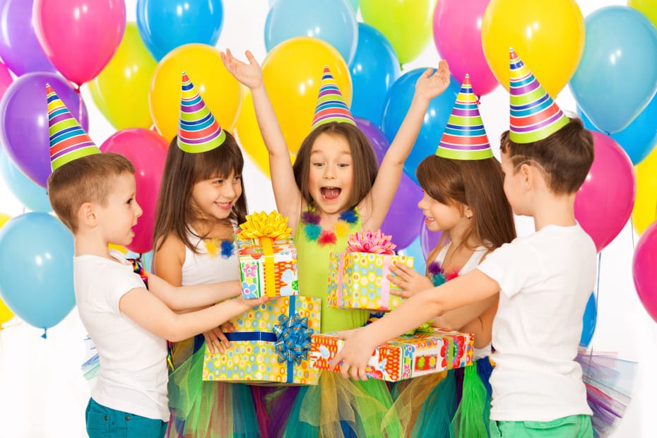 Do your kids open up their birthday presents at their party?