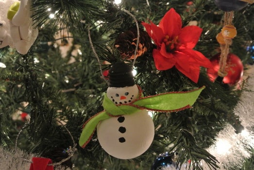 snowman ornament 