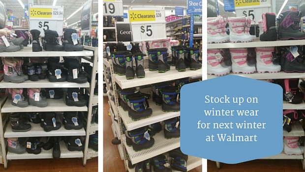 Winter wear at Walmart