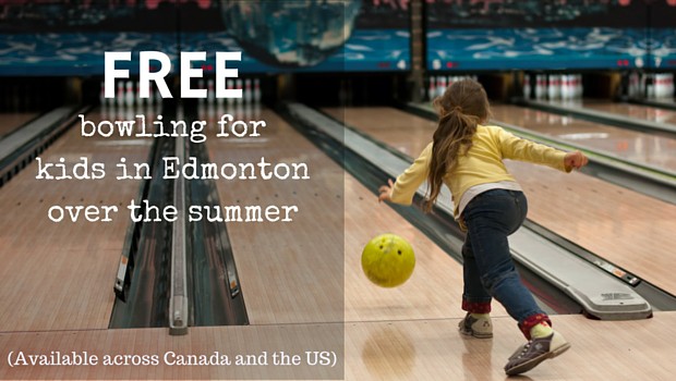 Kids in Edmonton bowl for free
