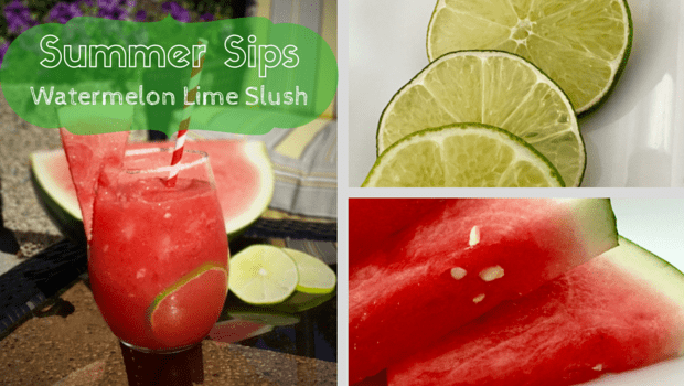 Summer Sips Watermelon Lime Slush