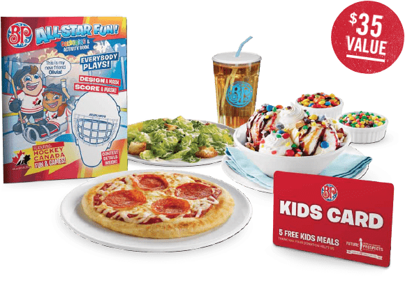 Boston Pizza Kids Card 1