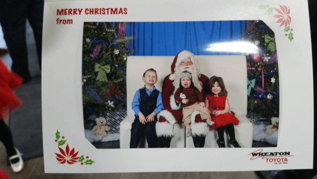 free picture with Santa 