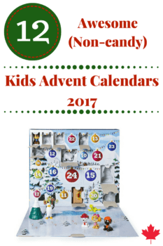 12 awesome (non-candy) Kids Advent Calendars 2017