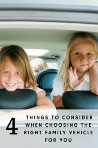 choosing a family vehicle