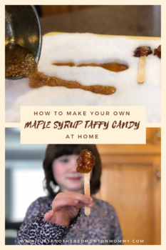 Maple Syrup Taffy Candy 