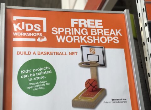 Free Spring Break Kids Workshops At Home Depot