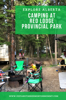Camping at Red lodge Provincial Park