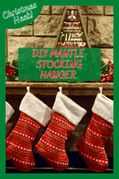 DIY Mantle Stocking Hanger 